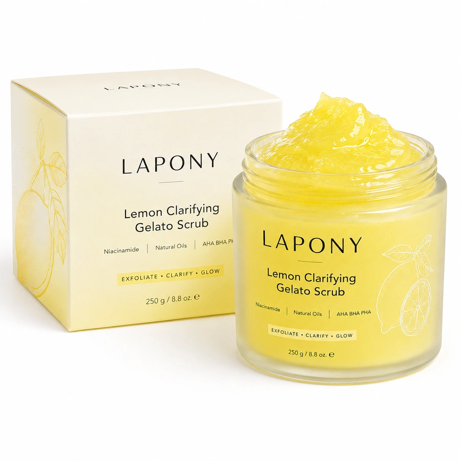 Private Label Lemon Clarifying Gelato Body Scrub