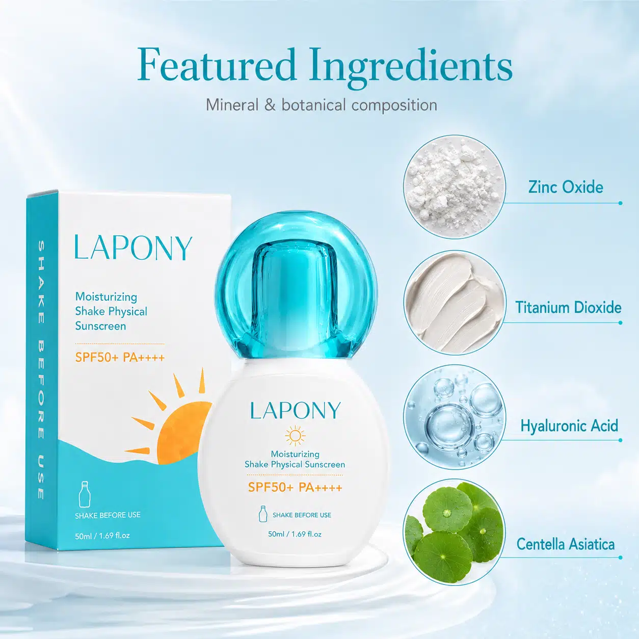 Private Label Moisturizing Mineral Sun Lotion image 2