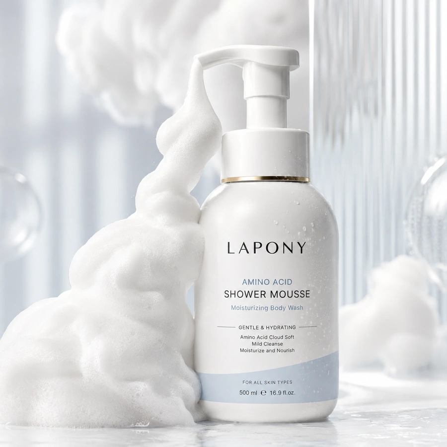 Private Label Amino Acid Moisturizing Shower Mousse image 4