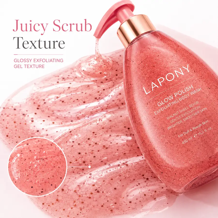 Private Label Glow Polish Exfoliating Body Wash image 3