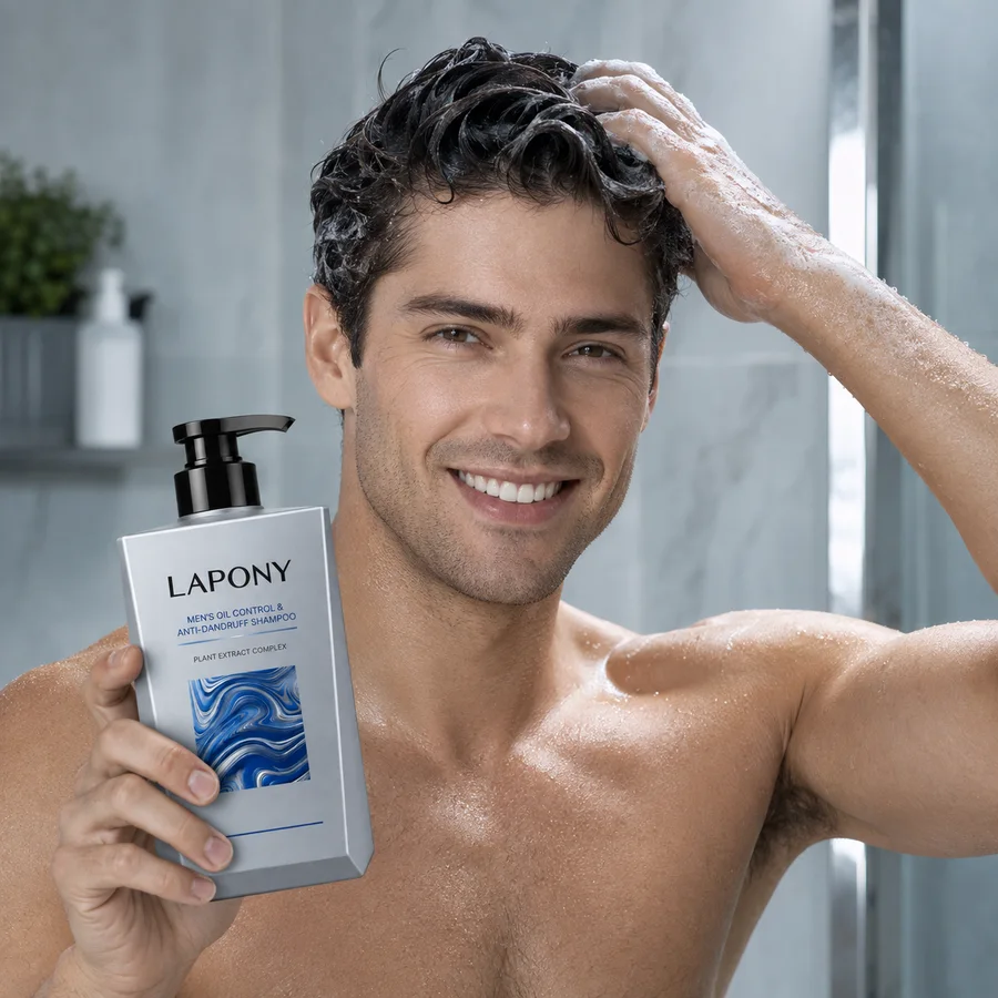 Private Label Men’s Oil Control & Flake-Care Shampoo image 4