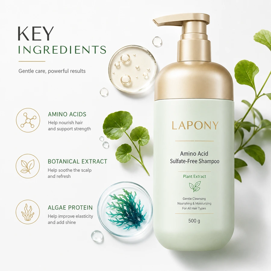 Private Label Amino Acid Sulfate-Free Shampoo image 2