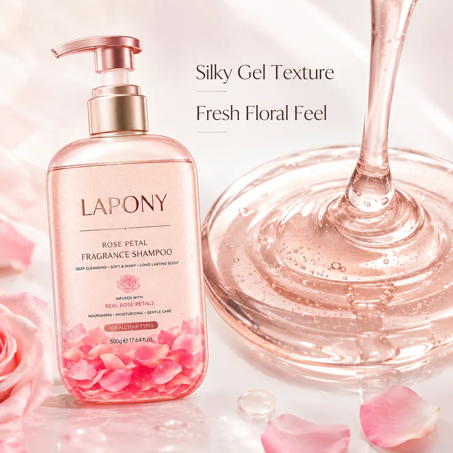 Private Label Rose Petal Fragrance Shampoo image 2