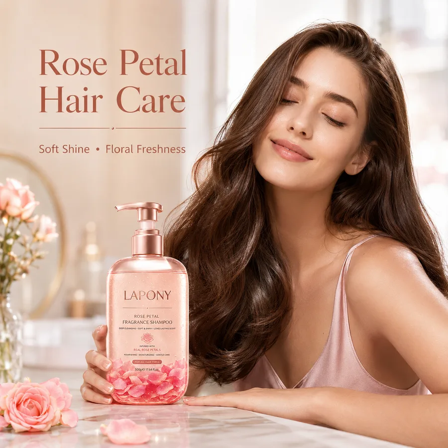 Private Label Rose Petal Fragrance Shampoo image 5