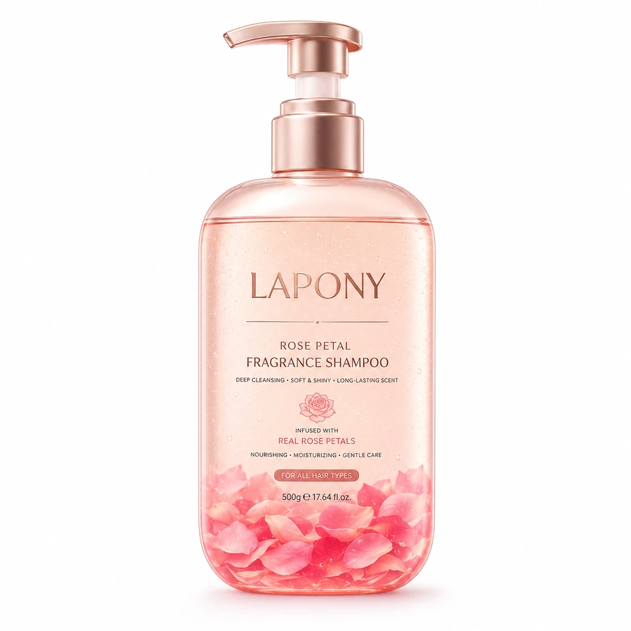 Private Label Rose Petal Fragrance Shampoo