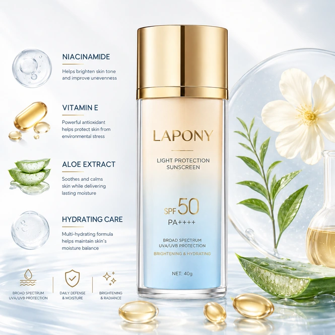 Private Label Brightening Sunscreen SPF50 PA++++ image 2