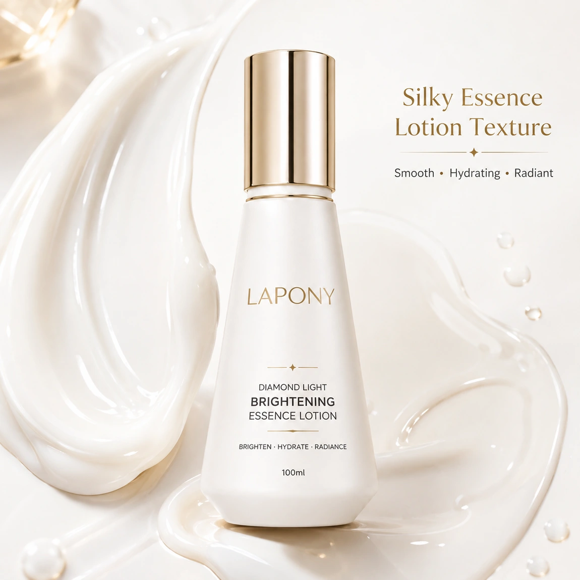 Private Label Diamond Light Brightening Essence Lotion image 3