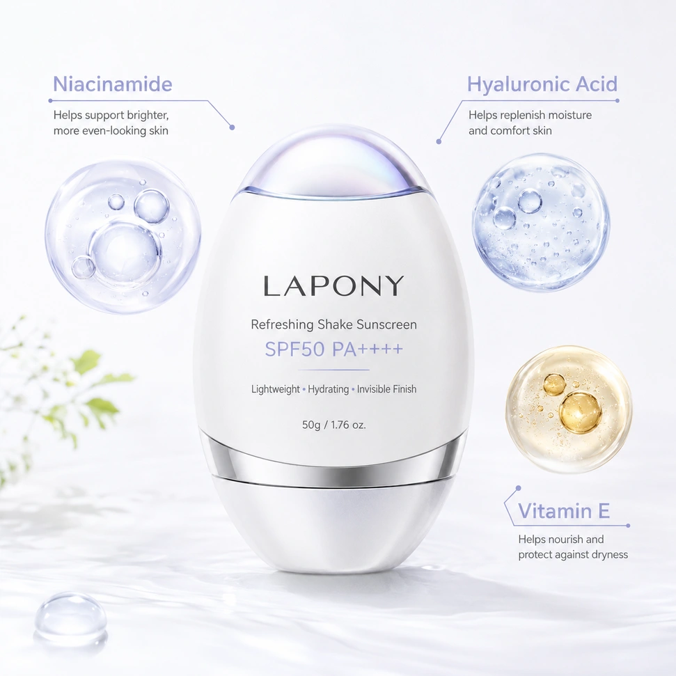 Private Label Refreshing Shake Sunscreen SPF50 PA++++ image 2