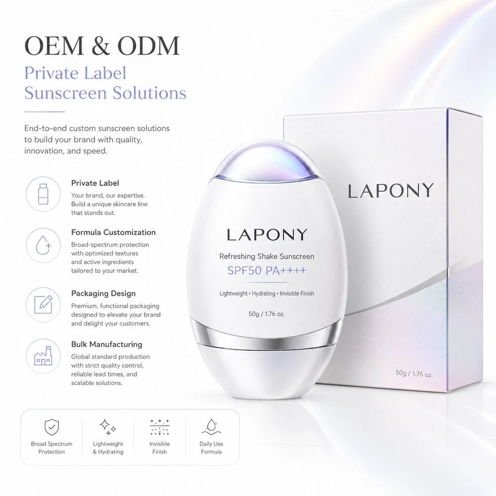 Private Label Refreshing Shake Sunscreen SPF50 PA++++ image 6