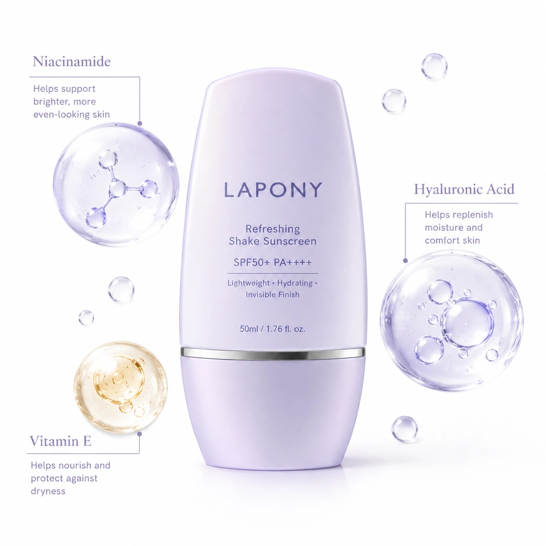 Private Label Refreshing Shake Sunscreen SPF50+ PA++++ image 2