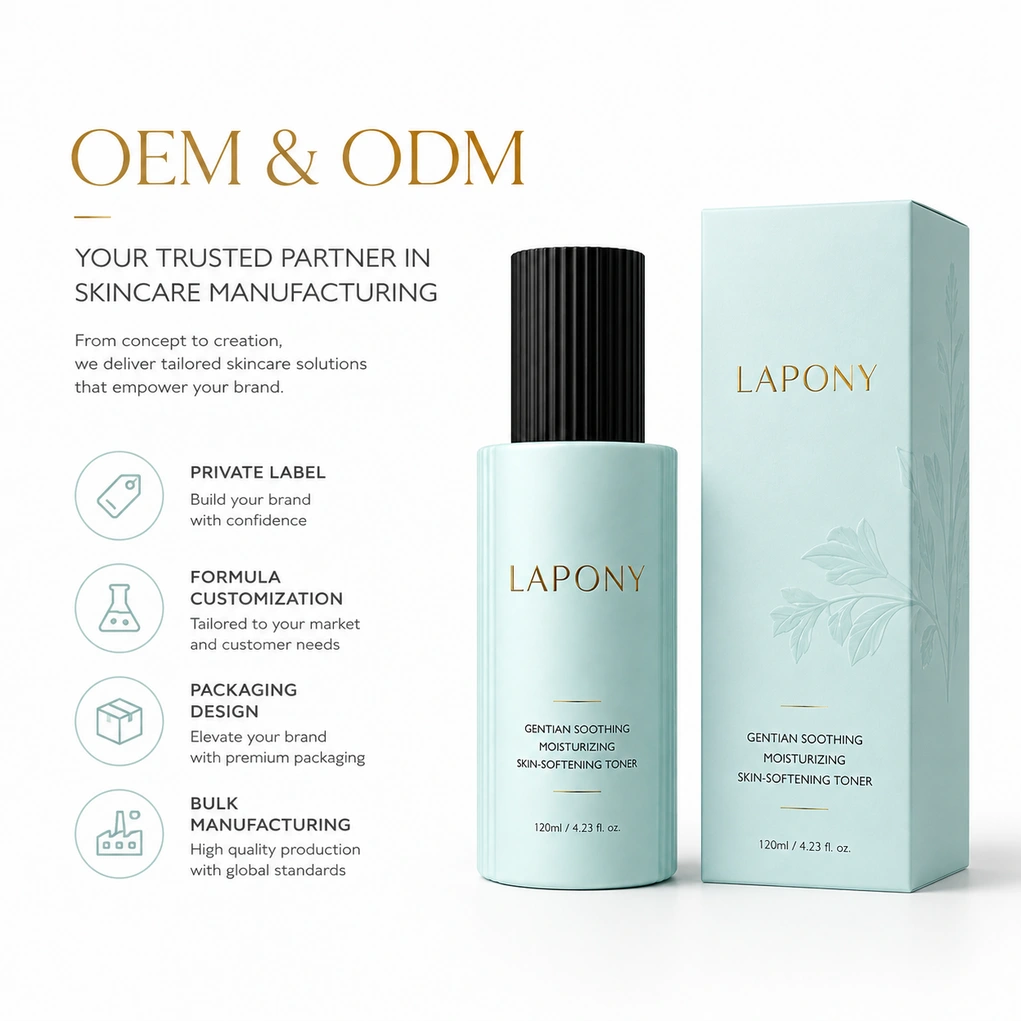 Private Label Gentian Soothing Moisturizing Skin-Softening Toner image 6