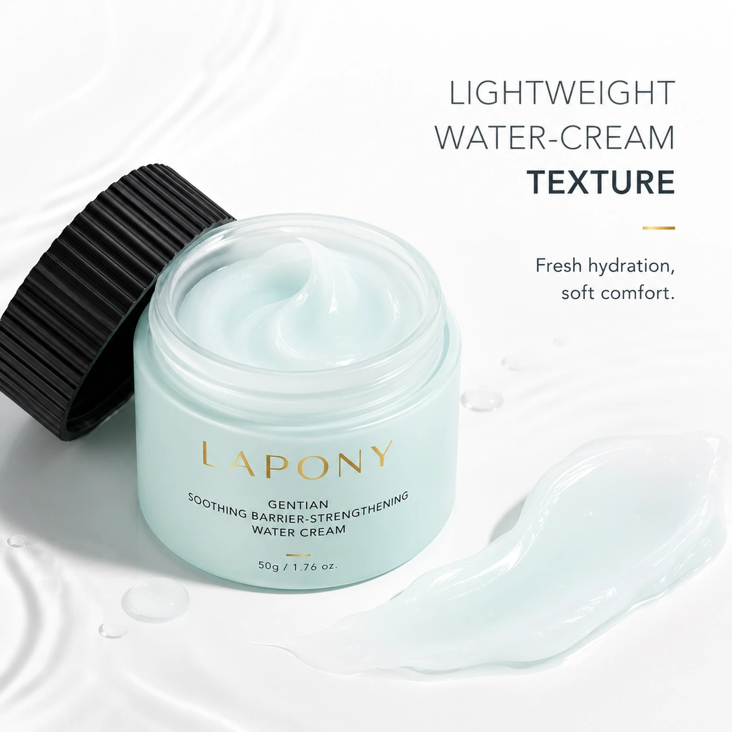 Private Label Gentian Soothing Barrier-Strengthening Water Cream image 3