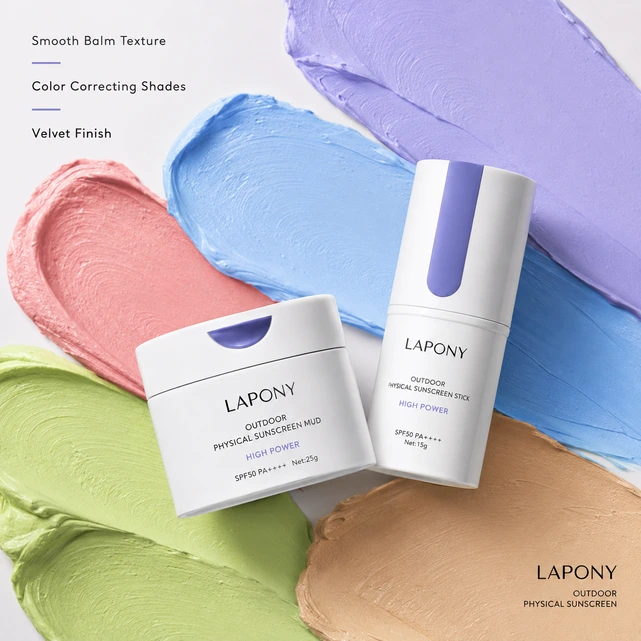 Private Label Color Correcting Mineral Sunscreen Balm SPF50 PA++++ image 3