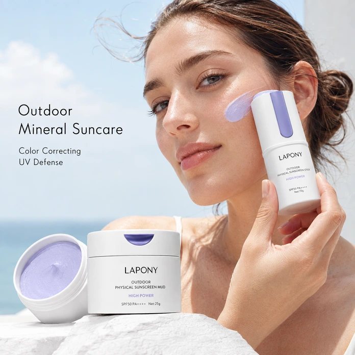 Private Label Color Correcting Mineral Sunscreen Balm SPF50 PA++++ image 4