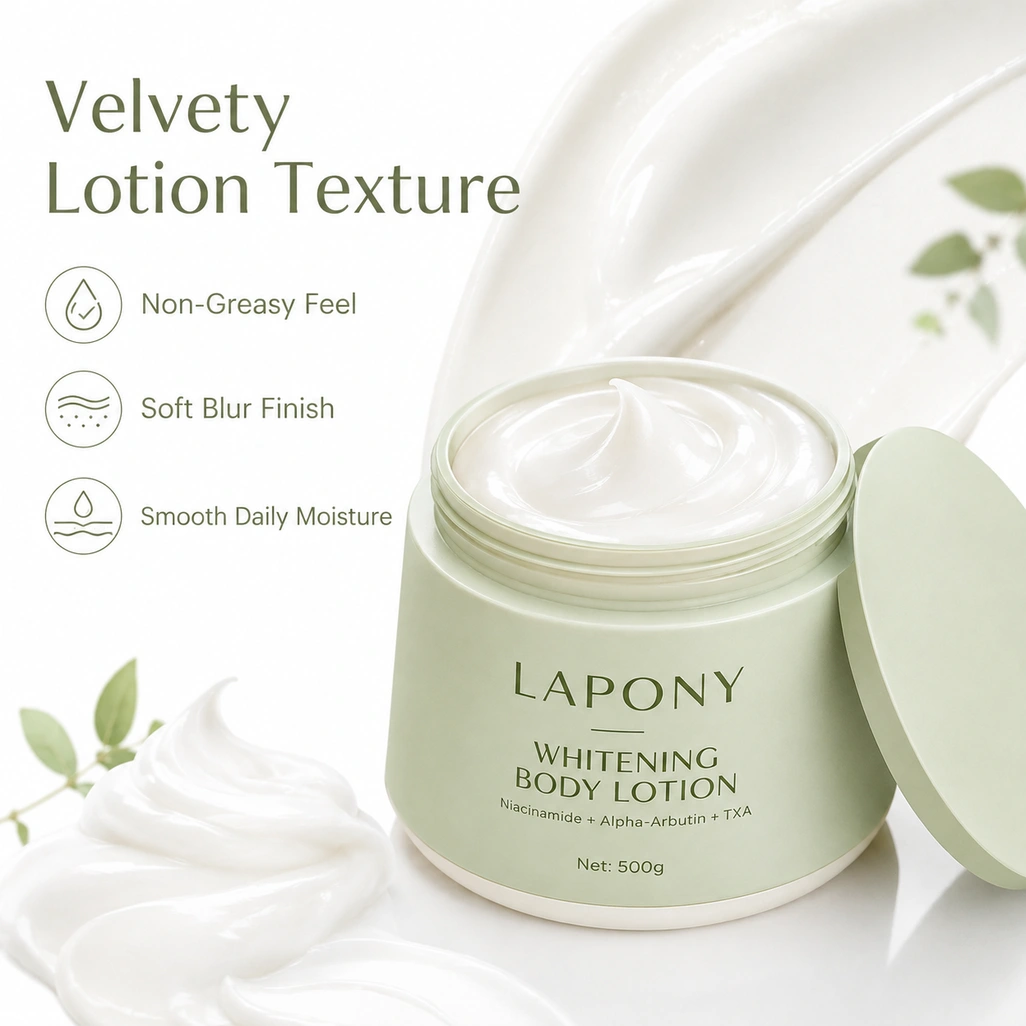 Private Label Brightening Body Lotion with Niacinamide, Alpha-Arbutin & Tranexamic Acid image 3