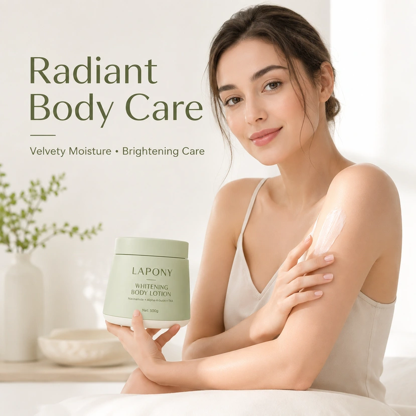 Private Label Brightening Body Lotion with Niacinamide, Alpha-Arbutin & Tranexamic Acid image 4