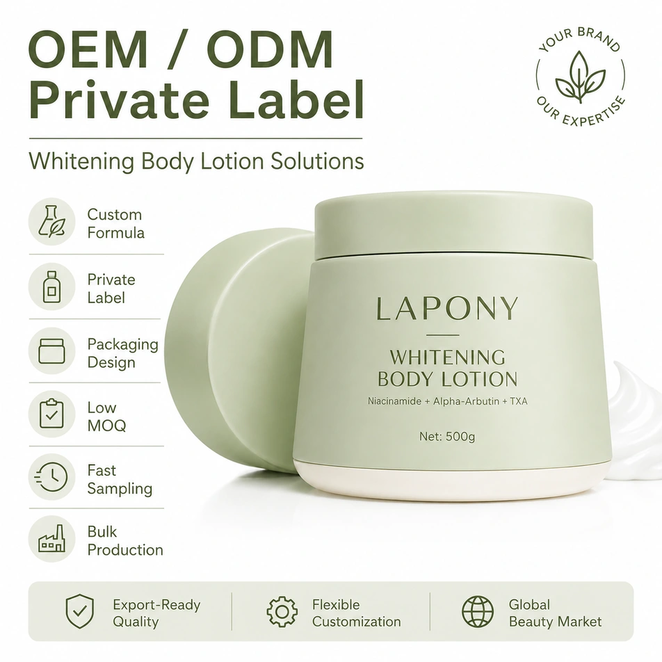 Private Label Brightening Body Lotion with Niacinamide, Alpha-Arbutin & Tranexamic Acid image 6