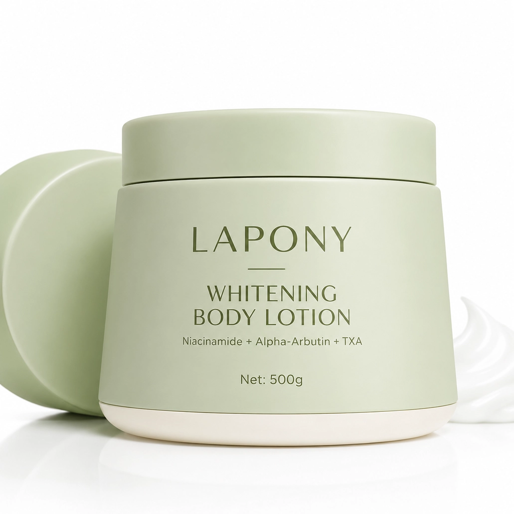 Private Label Brightening Body Lotion with Niacinamide, Alpha-Arbutin & Tranexamic Acid