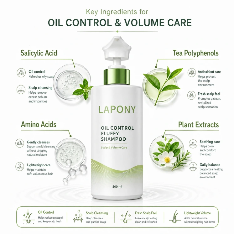 Private Label Oil Control Fluffy Shampoo image 2