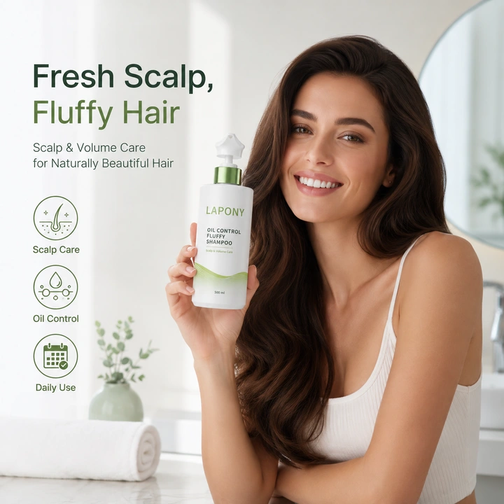 Private Label Oil Control Fluffy Shampoo image 4