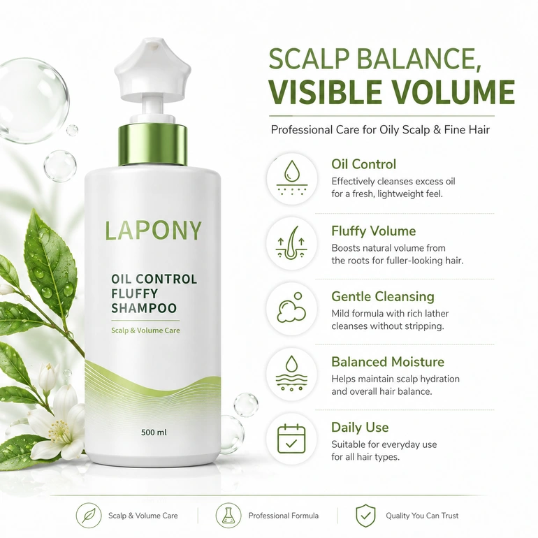 Private Label Oil Control Fluffy Shampoo image 5
