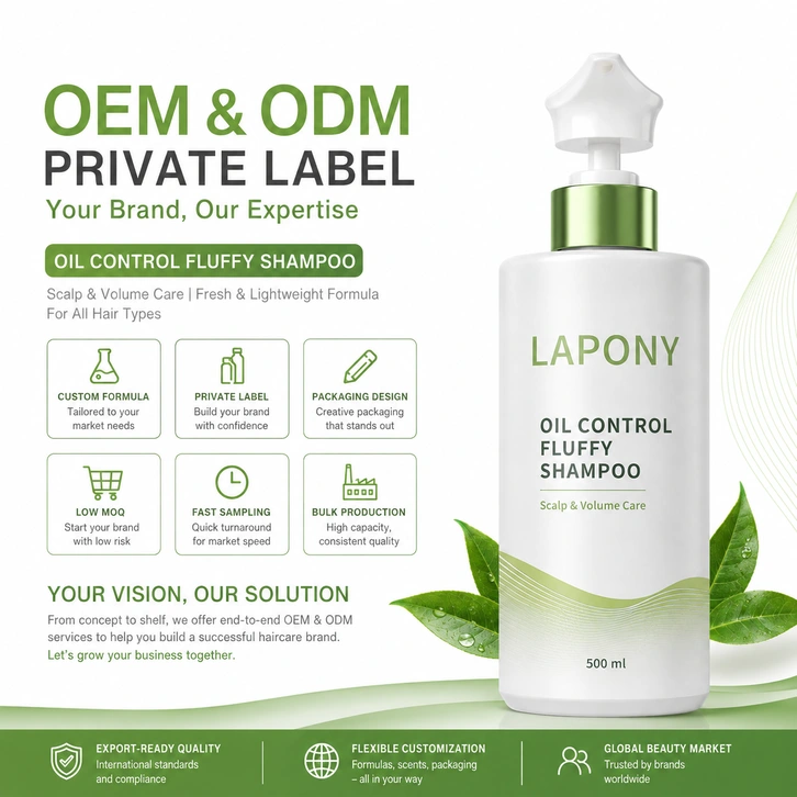 Private Label Oil Control Fluffy Shampoo image 6