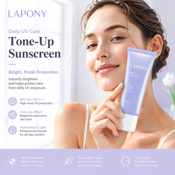 Private Label Tone-Up Sunscreen SPF50+ PA++++ image 4