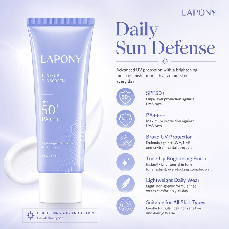 Private Label Tone-Up Sunscreen SPF50+ PA++++ image 5