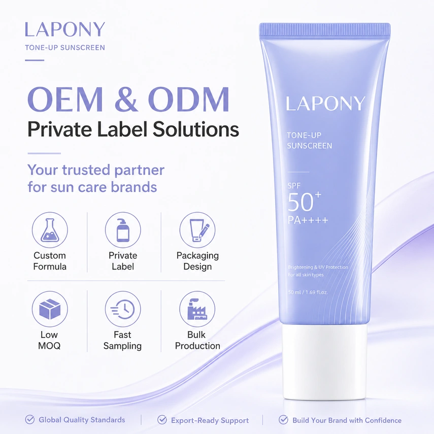 Private Label Tone-Up Sunscreen SPF50+ PA++++ image 6