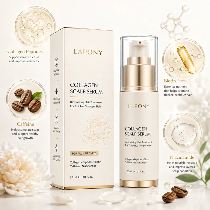 Private Label Collagen Revitalizing Scalp Serum image 2