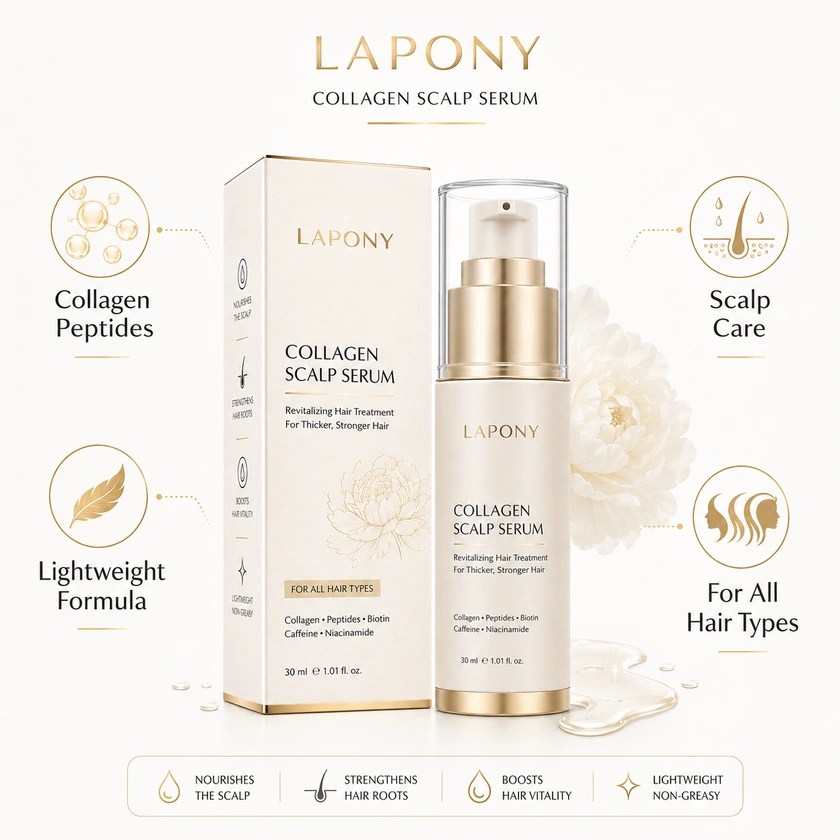 Private Label Collagen Revitalizing Scalp Serum image 5