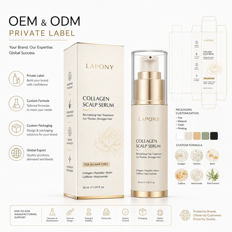 Private Label Collagen Revitalizing Scalp Serum image 6