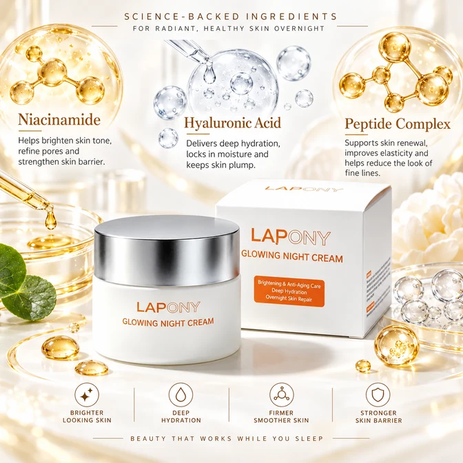 Private Label Glowing Night Face Cream image 2