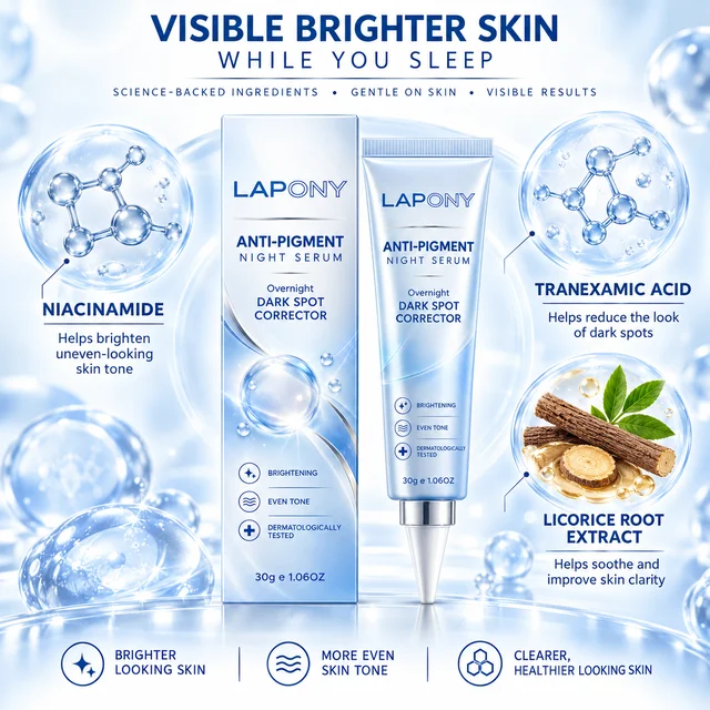Private Label Brightening Night Serum image 2