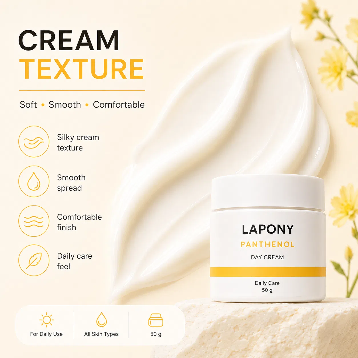 Private Label Panthenol Daily Face Cream image 3