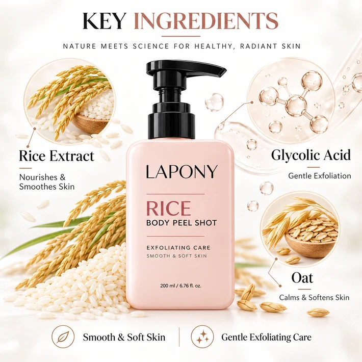 Private Label Rice Body Peel Shot image 2