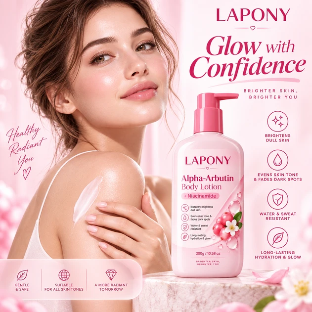 Private Label Alpha-Arbutin Brightening Body Lotion image 5
