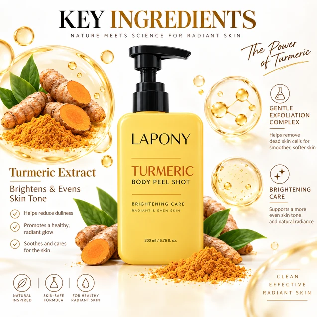 Private Label Turmeric Body Peel Shot image 2