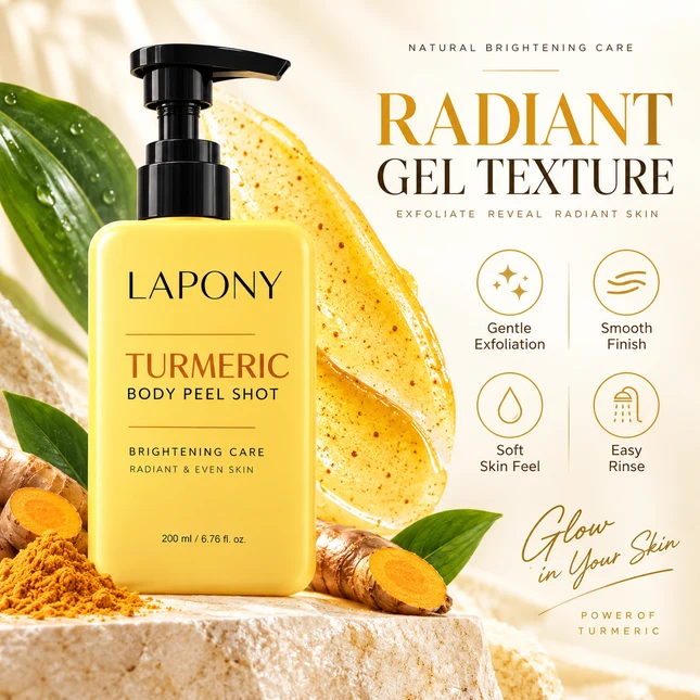 Private Label Turmeric Body Peel Shot image 3