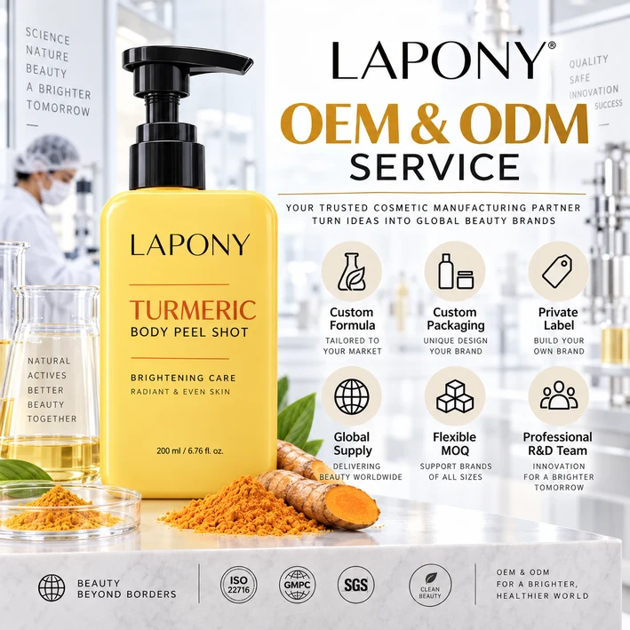 Private Label Turmeric Body Peel Shot image 6