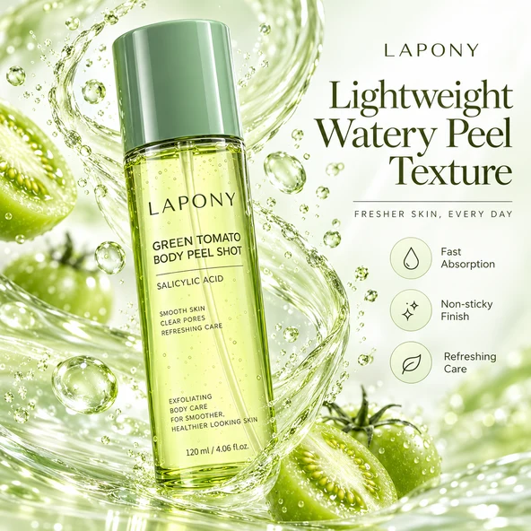 Private Label Green Tomato Body Peel Shot image 5