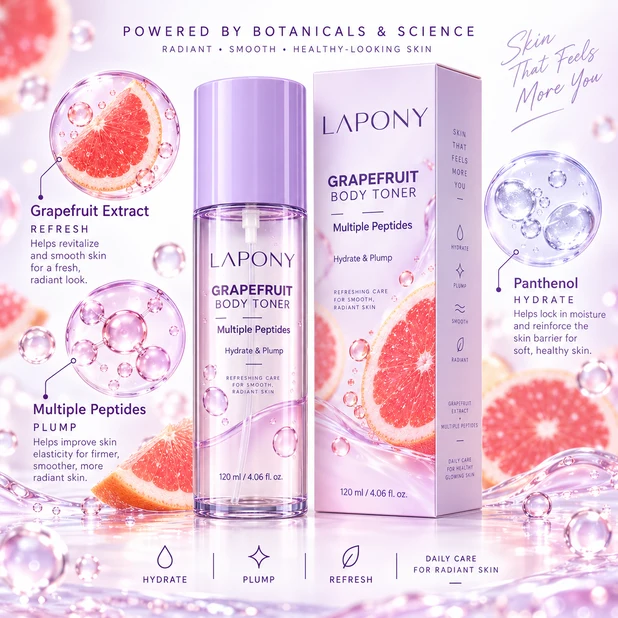Private Label Grapefruit Body Toner image 5