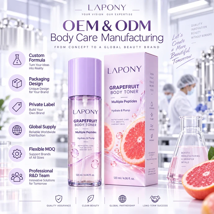 Private Label Grapefruit Body Toner image 6