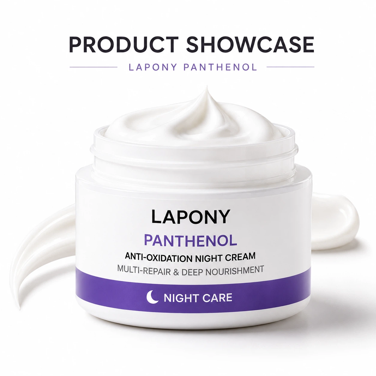 Private Label Panthenol Night Face Cream