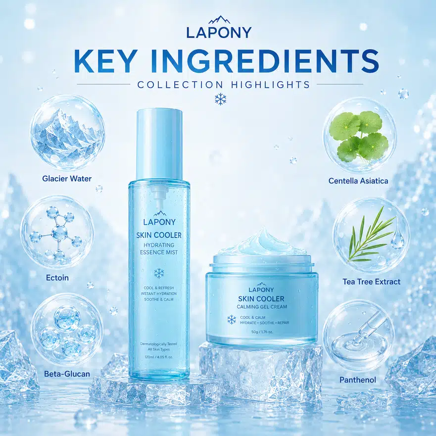 Private Label Cooling Hydrating Skincare Set image 2