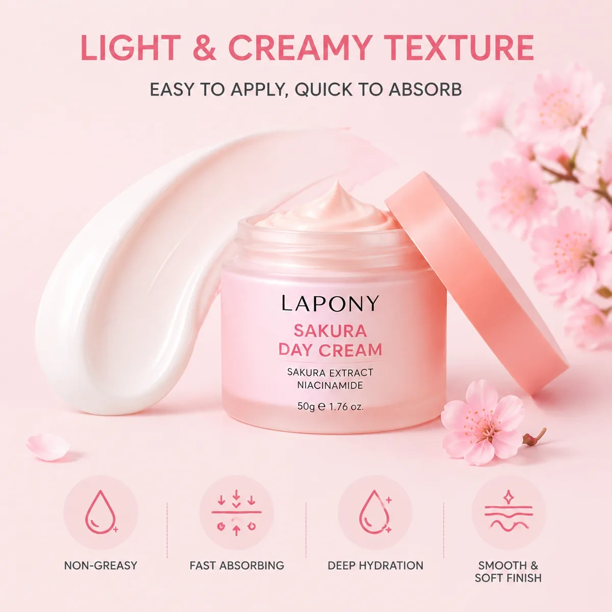 Private Label Sakura Day Cream image 2