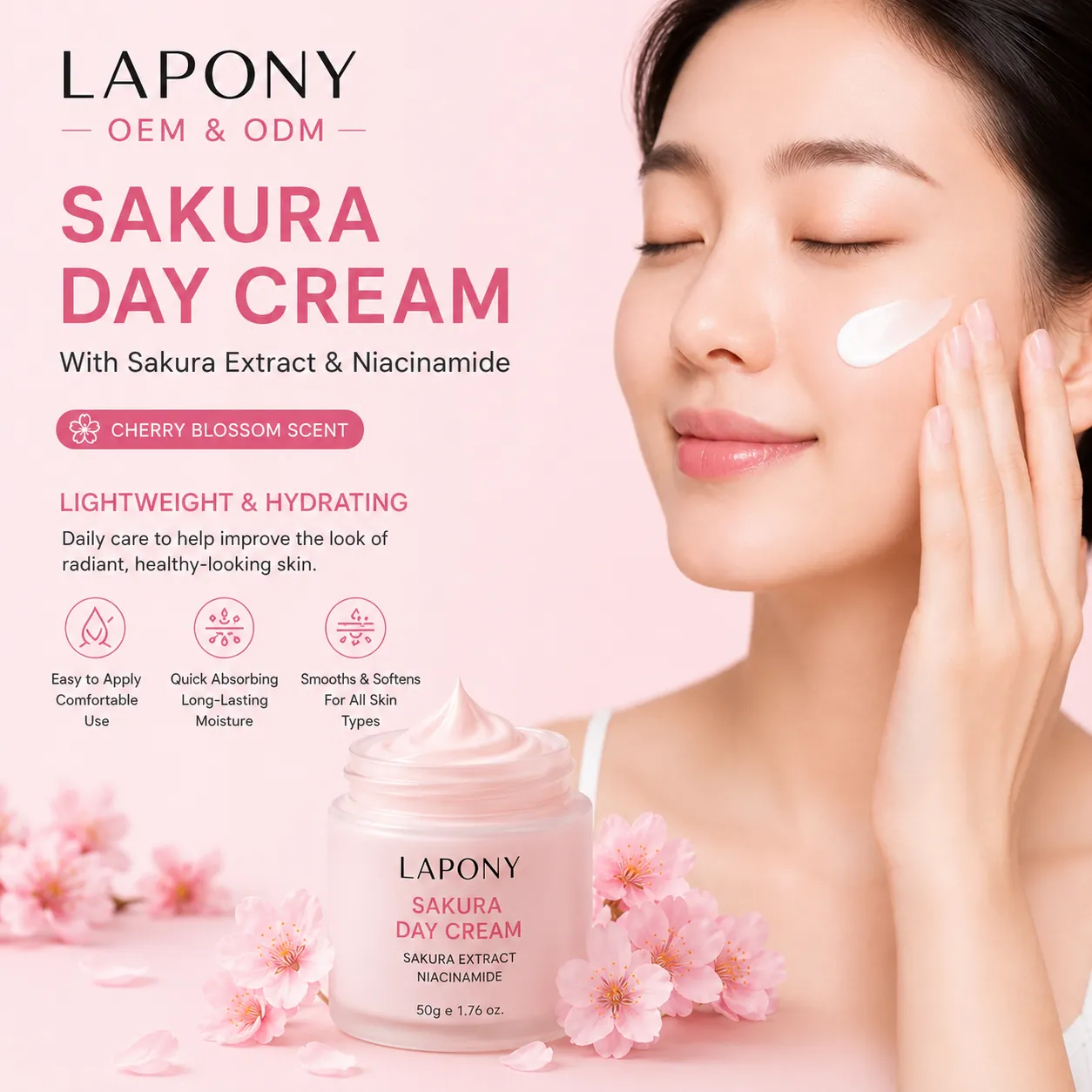 Private Label Sakura Day Cream image 3
