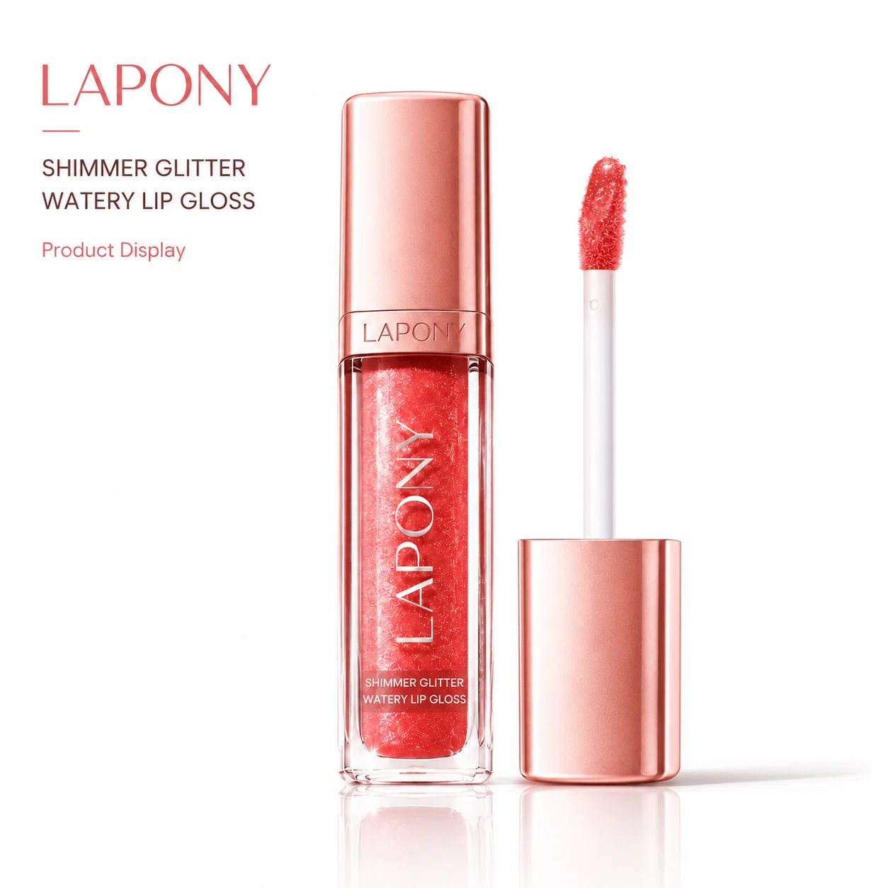 Private Label Shimmer Glitter Watery Lip Gloss