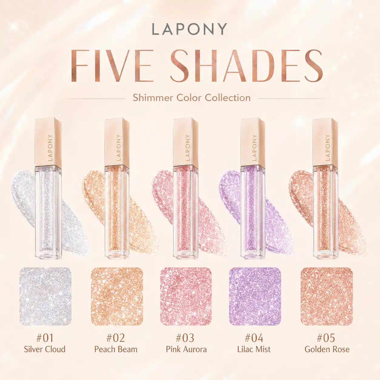 Private Label Fine Diamond Glitter Liquid Eyeshadow image 6