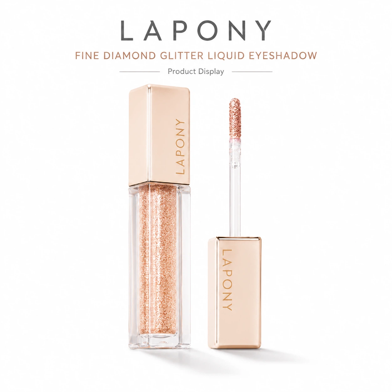 Private Label Fine Diamond Glitter Liquid Eyeshadow